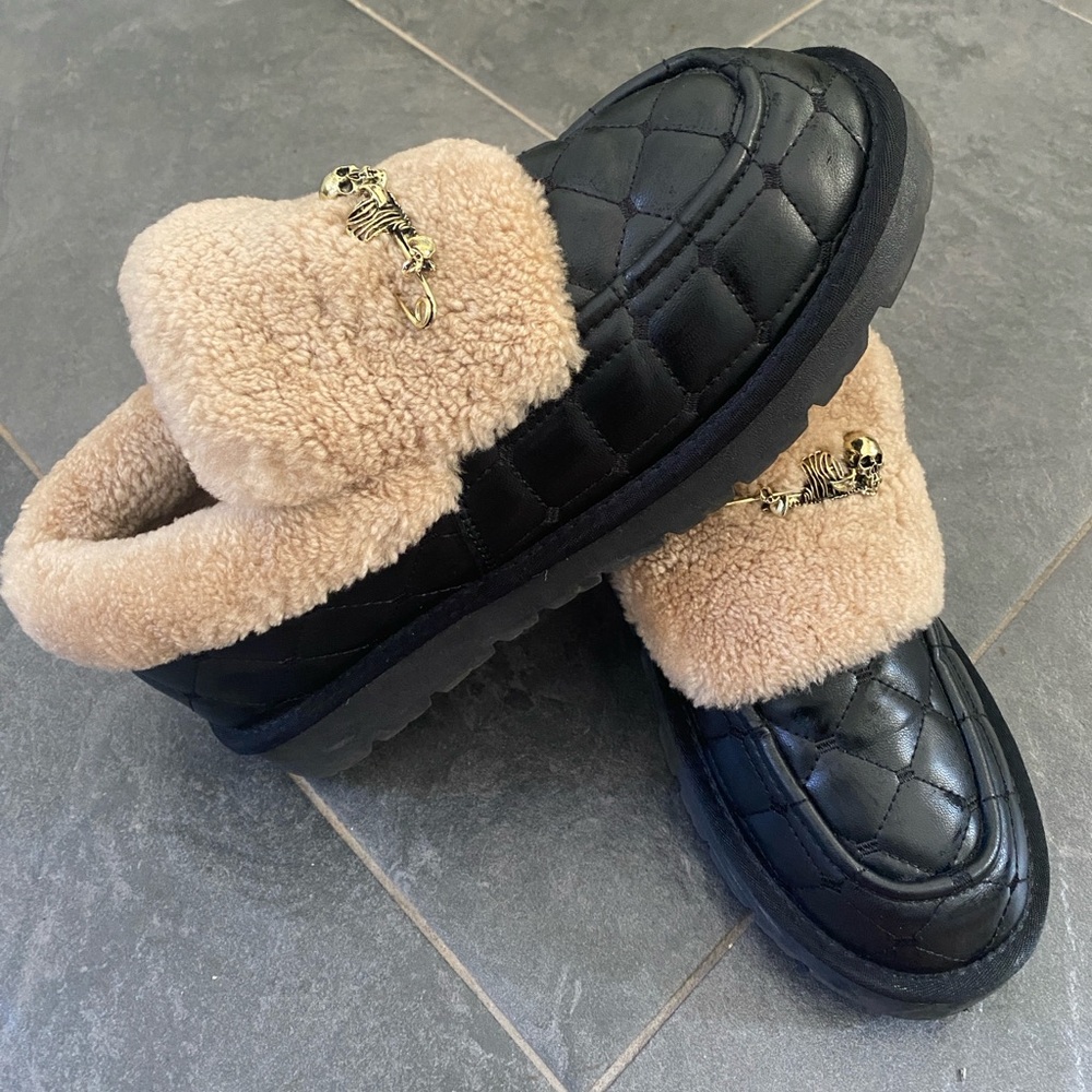 Lonza Fiato Black Skeleton Pin Women’s 9.5